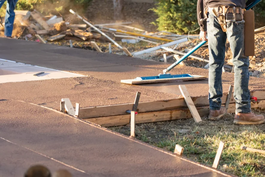 Driveway removal installation