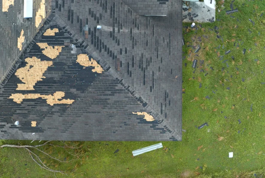 Roof Storm Damage in Memphis TN