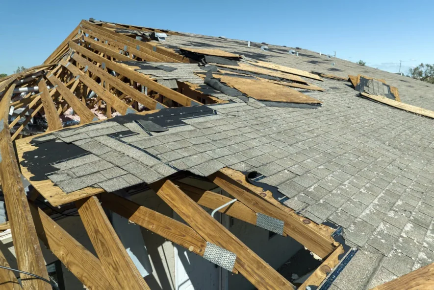 roof inspection after a storm in Memphis