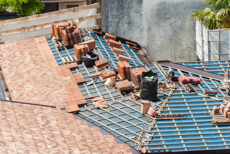 Residential roof replacement in Somerville TN